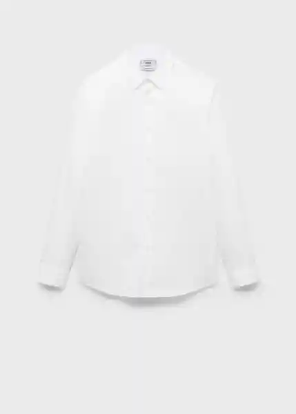 Camisa Emotion Blanco Talla M Hombre Mango