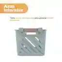 Organizador Plástico Cesta Almacenamiento Apilable Verde Miniso