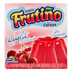 Frutiño Gelatina Light en Polvo sabor Cereza