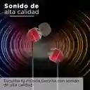 Miniso Audífonos Rojo Y Negro