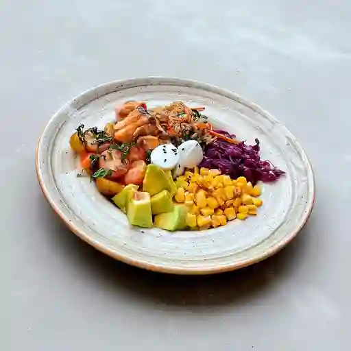 Poke bowl de salmón