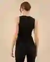 Camiseta Puro Negro Ultraoscuro Talla S 402G220 Esprit