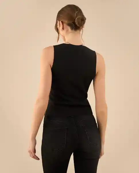Camiseta Puro Negro Ultraoscuro Talla S 402G220 Esprit