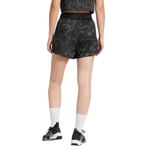 Adidas Pantaloneta we Min Aop Sh Entrenamiento Mujer Negro T M