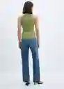 Top Klan Verde Talla S Mujer Mango