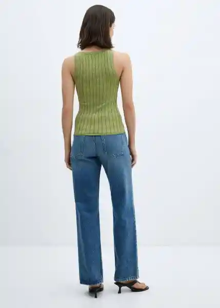 Top Klan Verde Talla S Mujer Mango