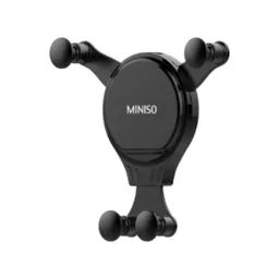 Soporte de Celular Para Carro Serie Negro Miniso