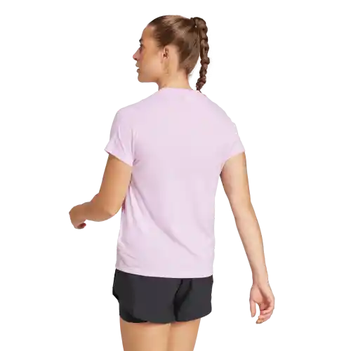 Adidas Camiseta Crew Manga Corta Entrenamiento Morado T M