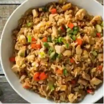 Arroz Chino Cerdo con Pollo