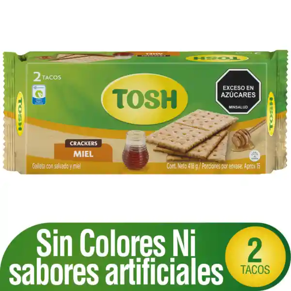 Tosh Galletas con Salvado y Miel