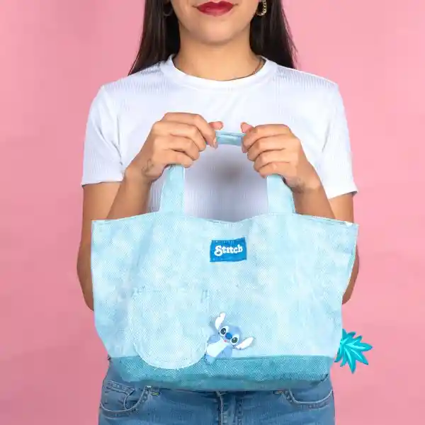 Disney Bolso de Moda Tipo Mezcilla Lilo & Stitch