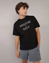 Camiseta Hombre Negro Talla MEDIUM 4290001 American Eagle