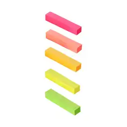 Miniso Nota Post-it Neón 120 Hojas