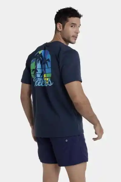 Camiseta Manga Corta Hawaian Garden Hombre Talla XL Speedo