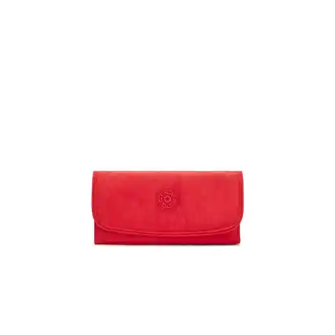 Kipling Billetera Money Land Para Mujer Color Rojo