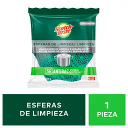 Scotch Brite Esponja de Fibra 3M Esferas de Limpieza