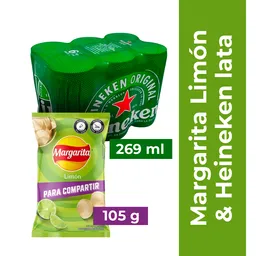 Combo Margarita Limon + Heineken Lata 