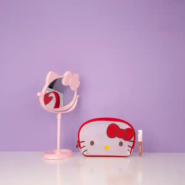 Bolsa Maquillaje Malla Circular Cinnamoroll Serie Sanrio Miniso