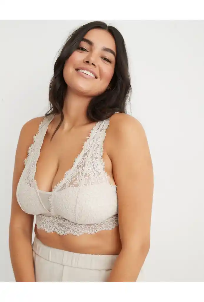 Bralette Neutro Talla Large Aerie American Eagle