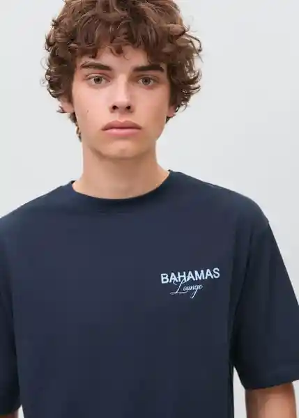 Camiseta Bahamas Navy Talla 21 Teen Niños Mango
