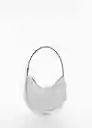 Bolso M Round Blanco Talla 99 Mujer Mango