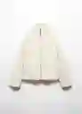 Abrigo Borrego2 Crudo Talla 21 Niñas Mango