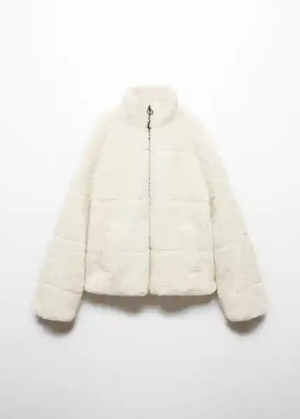 Abrigo Borrego2 Crudo Talla 21 Niñas Mango