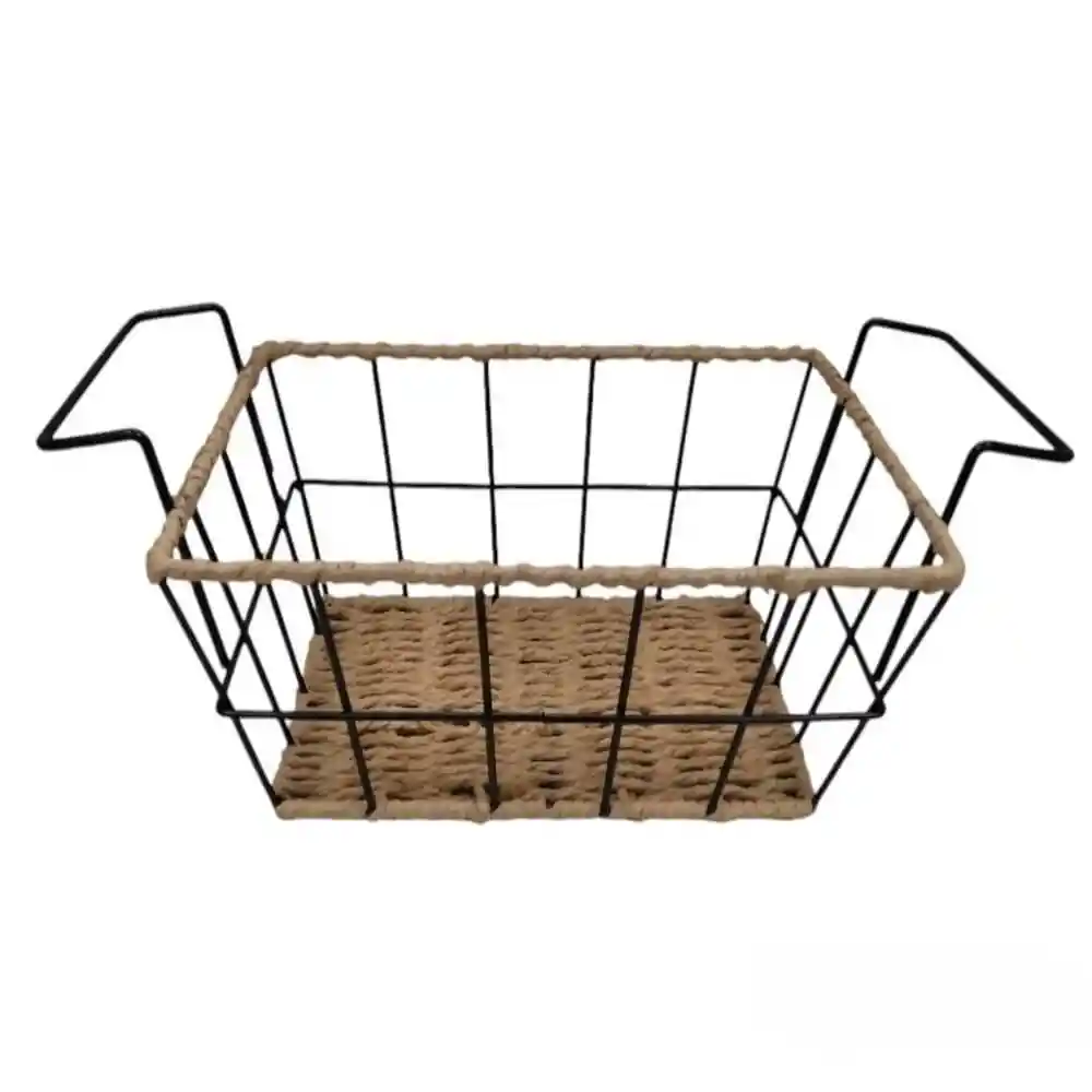 Cesta de Frutas Negro/madera Finlandek W9049