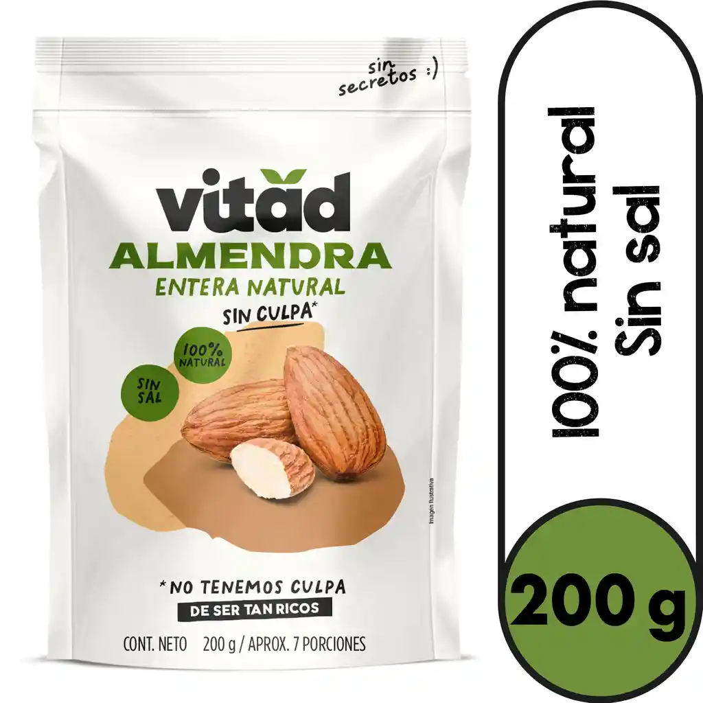 Vitad Almendra Entera Natural