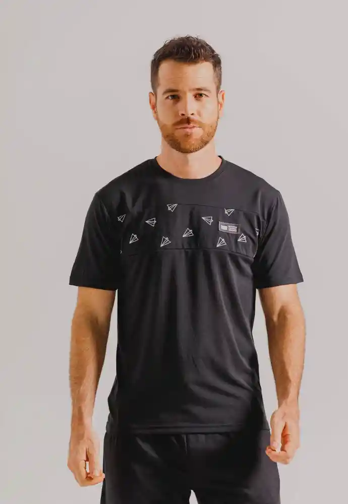 Camiseta Pijama Mc M-negro