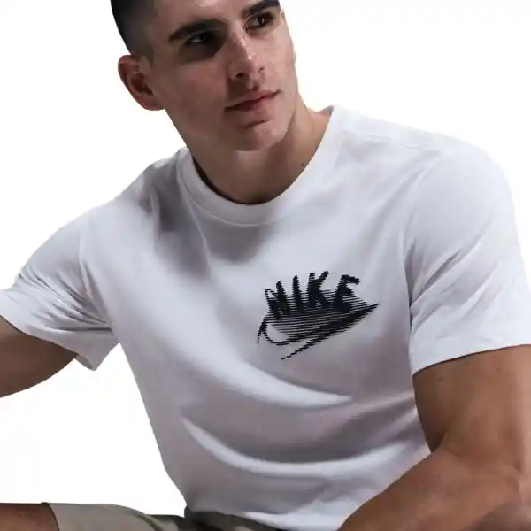 Nike Camiseta M Df Tee Brand Read Manga Corta Hombre Blanco XL