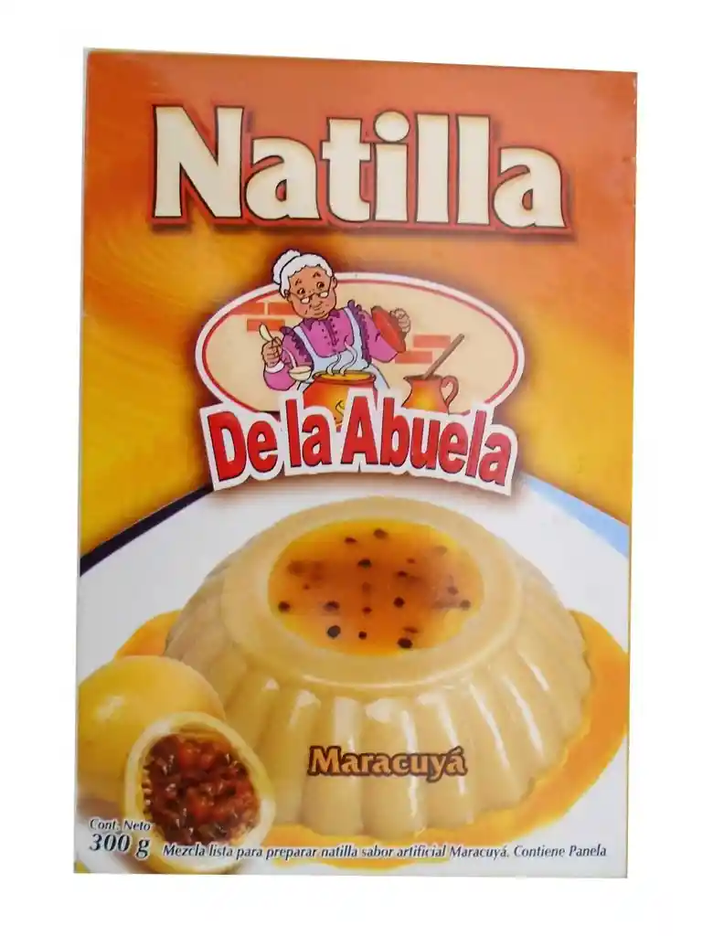 De La Abuela Mezcla Para Preparar Natilla Sabor Maracuya