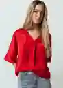 Camisa Mujer Rojo Gobelino Oscuro M 011G363 Naf Naf