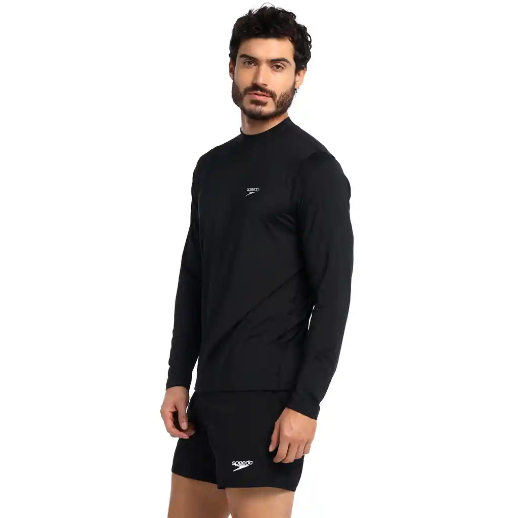 Camiseta Manga Larga Sunshirt Hombre Negro-s