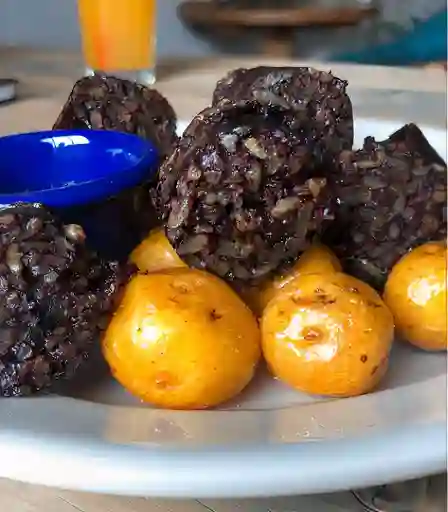 Morcilla con Papa Criolla