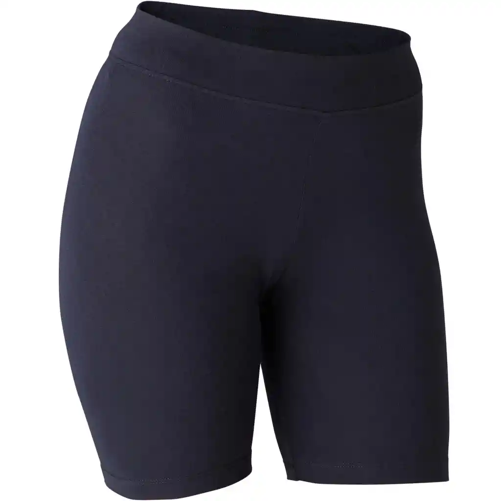 Licra de Fitness Corta Para Mujer Domyos 500 Negro