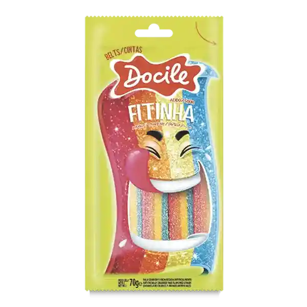 Docile Cinta Ácida de Regaliz Colores
