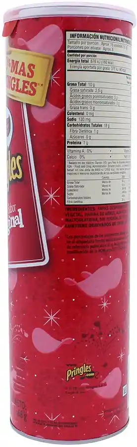 Pringles Oft Papas Original Navidad Gratis 20% De