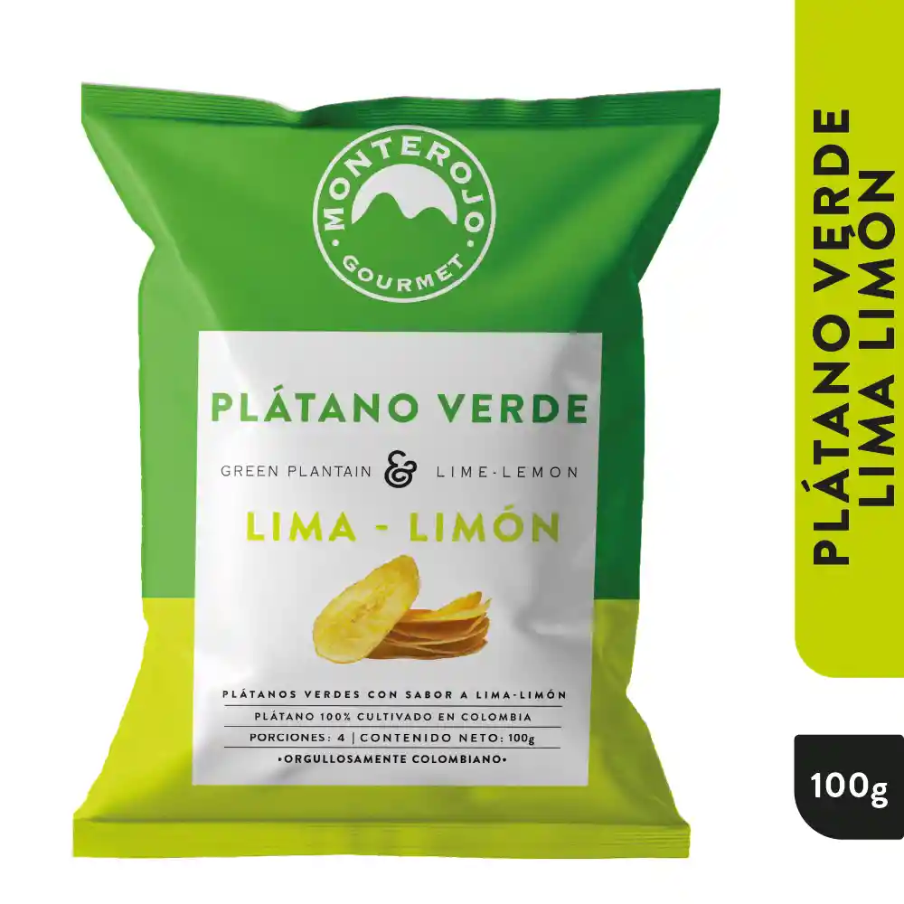 Monter Rojo Platanos Verdes Lima Limon 100gr