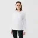 Kalenji Camiseta Manga Larga de Running Mujer Blanco Talla 36