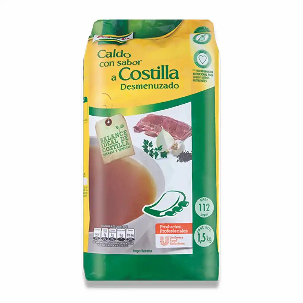 Knorr Caldo De Costilla Bolsa