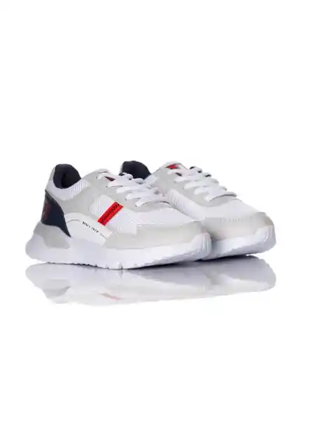 Ocean Pacific Tenis de Niño Color Gris / Blanco Talla 31