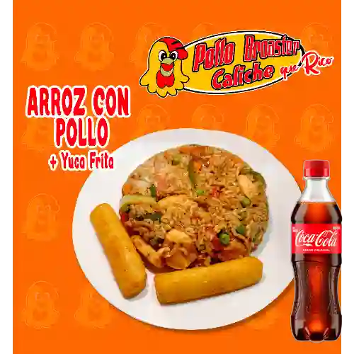 Combo Arroz con Pollo + Coca Cola Original 400 ml