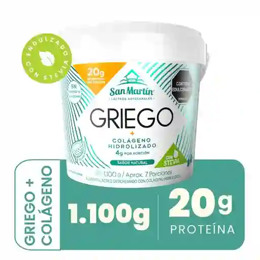 San Martin Yogurt Griego con Colágeno Hidrolizado