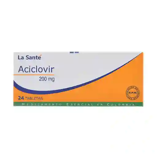 La Santé Aciclovir (200 mg)