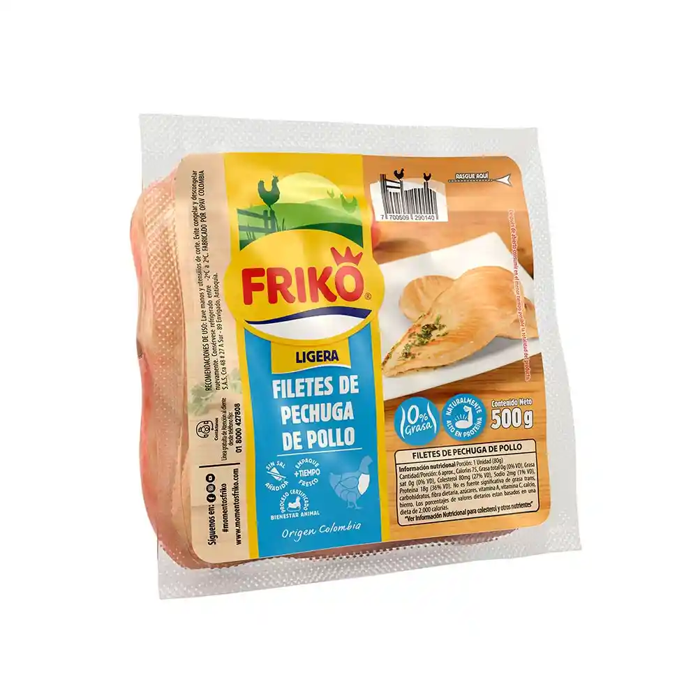 Friko Filete de Pechuga de Pollo Linea Ligera