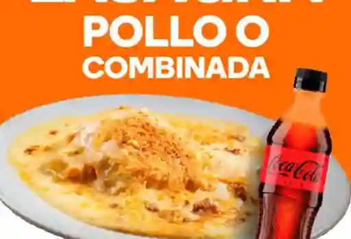 Lunch Lasagna + Coca Cola