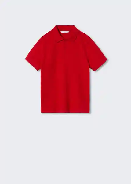 Camiseta Polo Javiercy Rojo Talla 06 Niños Mango