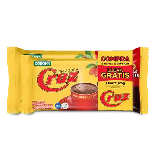 Cruz Chocolate Más Gratis Cruz de 125 Gramos 2 Und