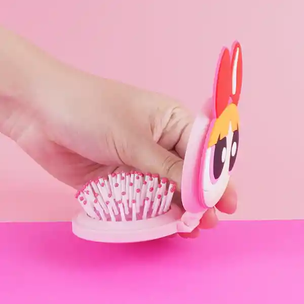 Brocha y Espejo Bellota Serie Las Chicas Superpoderosas Miniso